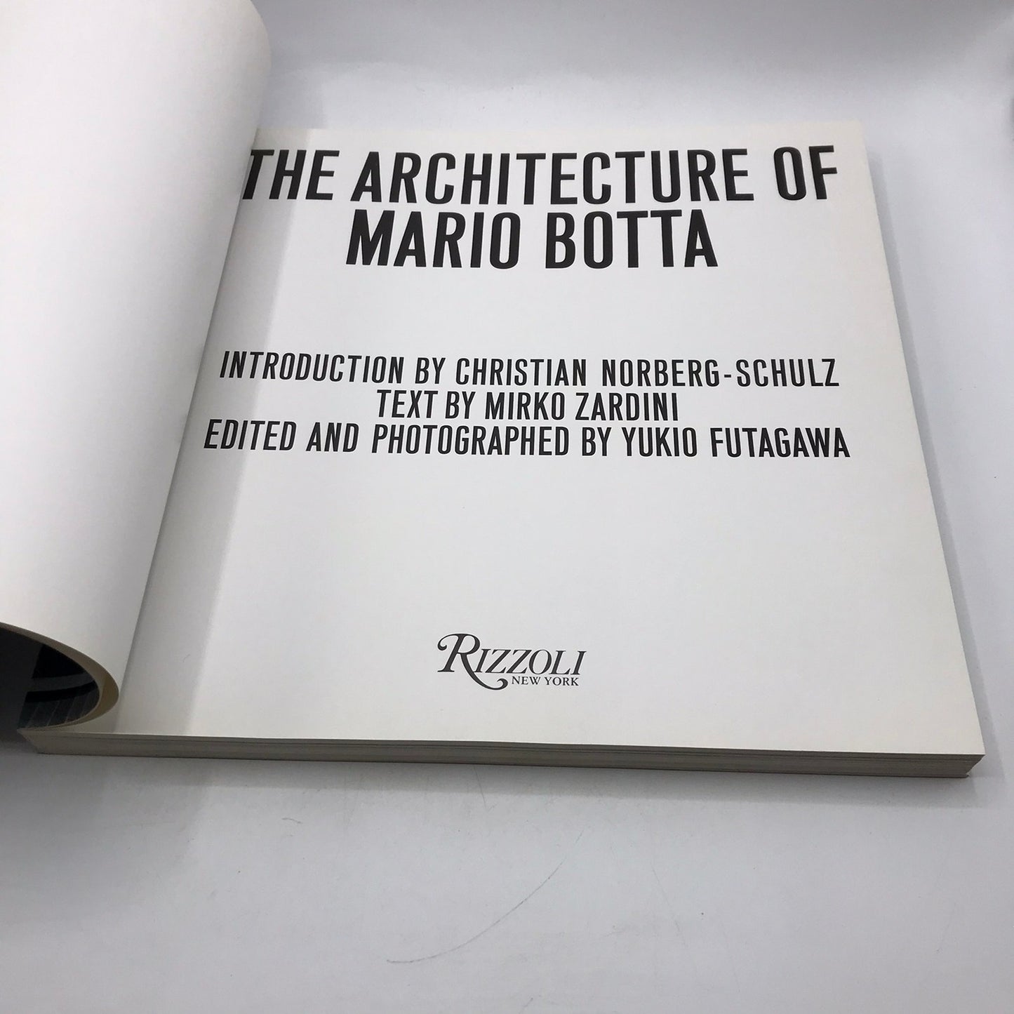 The Architecture of Mario Botta Illustrated Paperback Book by Mirko Zardini 1985
