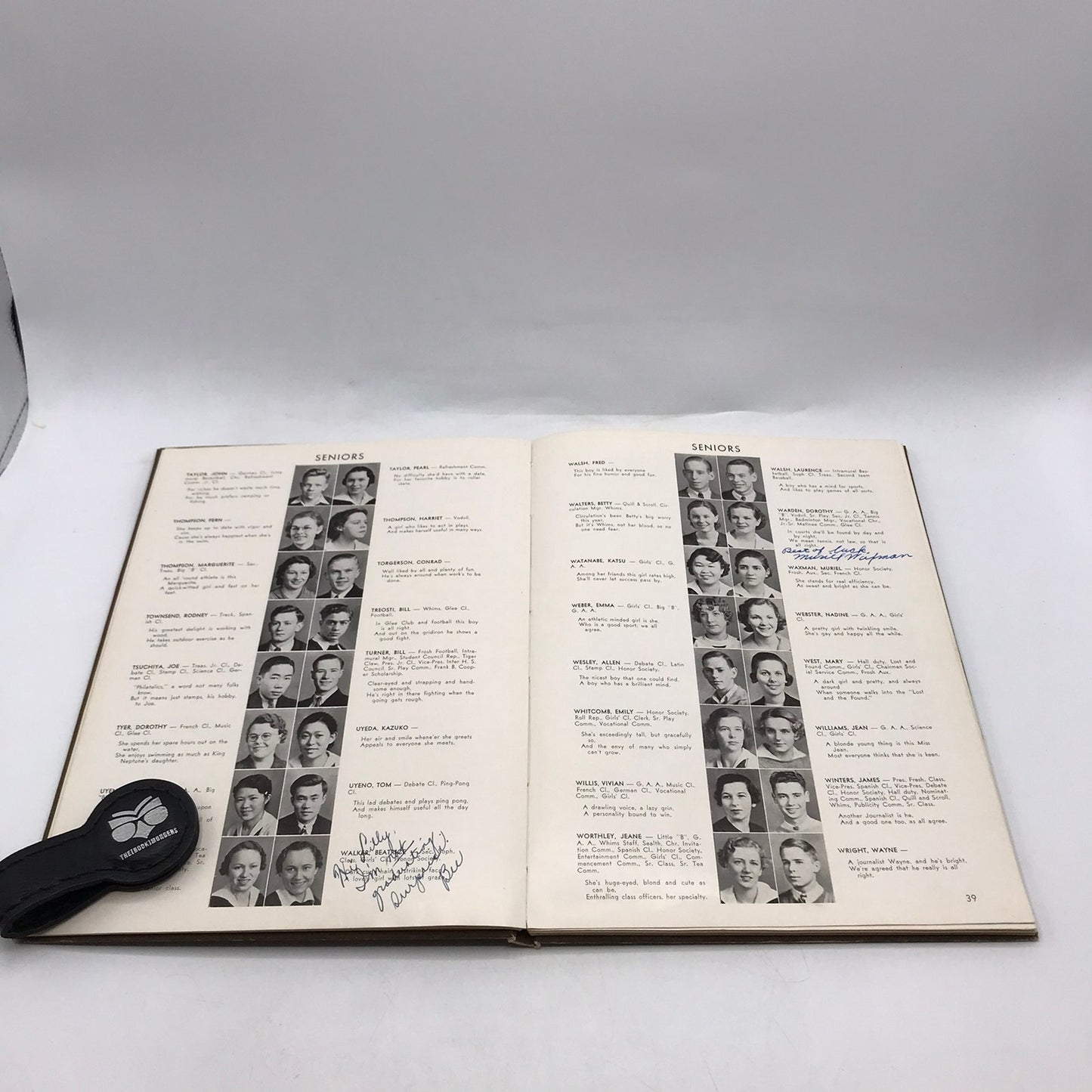 1936 Sealth Broadway High School Yearbook Seattle Washington History Memorabilia