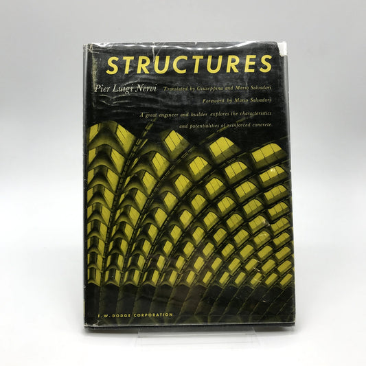 Structures by Pier Luigi Nervi 1956 1st Edition Hardcover F.W. Dodge Corporation