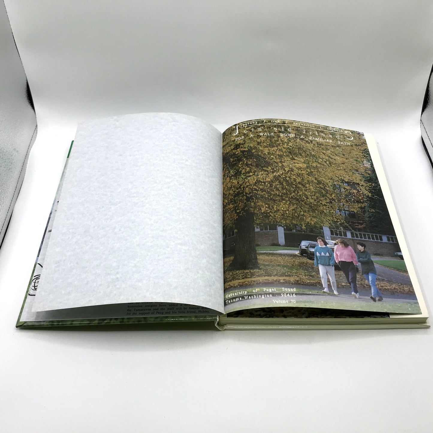 Tamanawas Volume 70 Yearbook Puget Sound College Illustrated Hardcover 1988-89