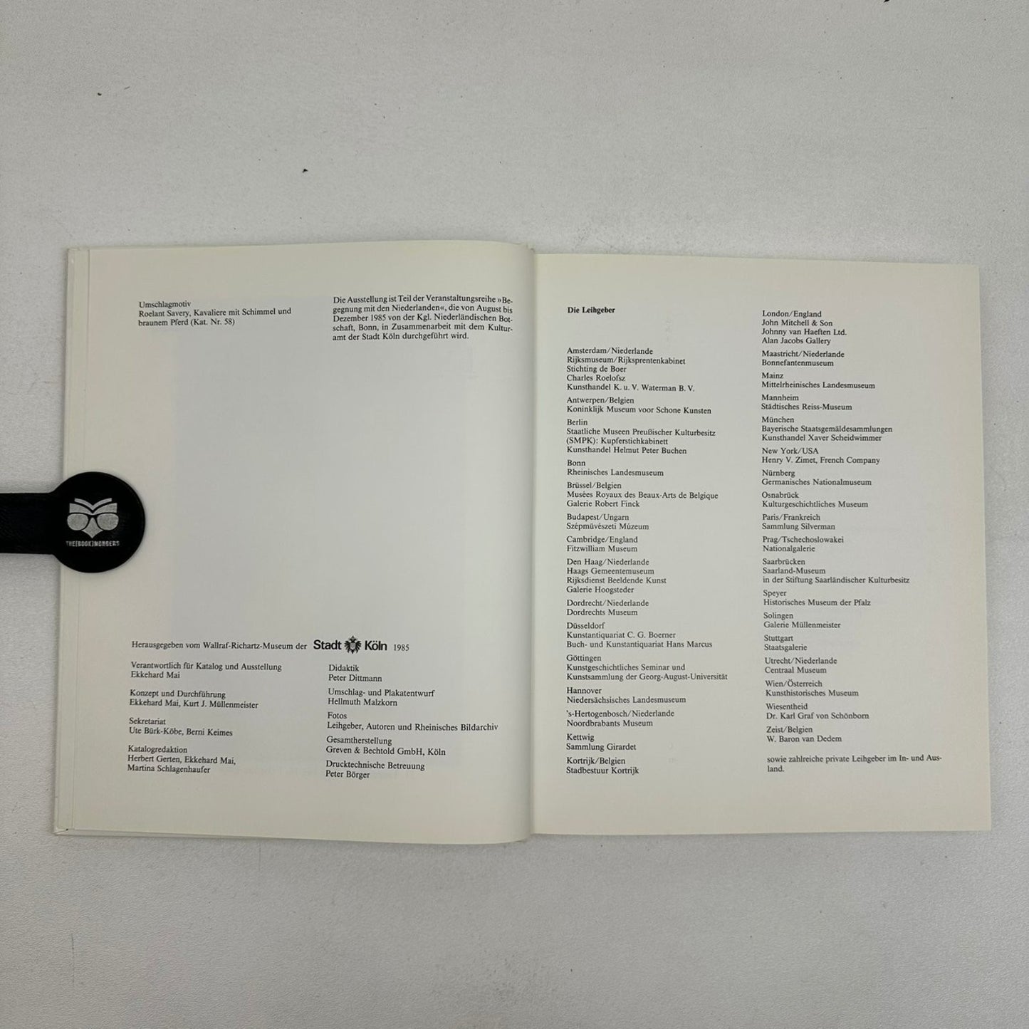 Roelant Savery In Seiner Zeit 1576-1639 Art History Wallraf-Richartz-Museum 1985