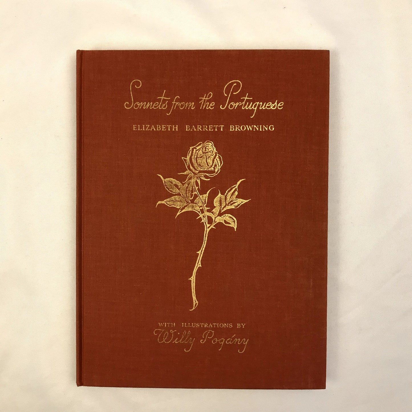 Sonnets from the Portuguese Elizabeth B. Browning 1950 Illustrated Book with Box