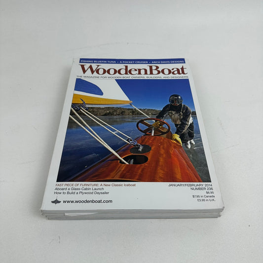 WoodenBoat Magazine 6 Issues 2014 Complete Year Nautical Boating Sailing Hobbies