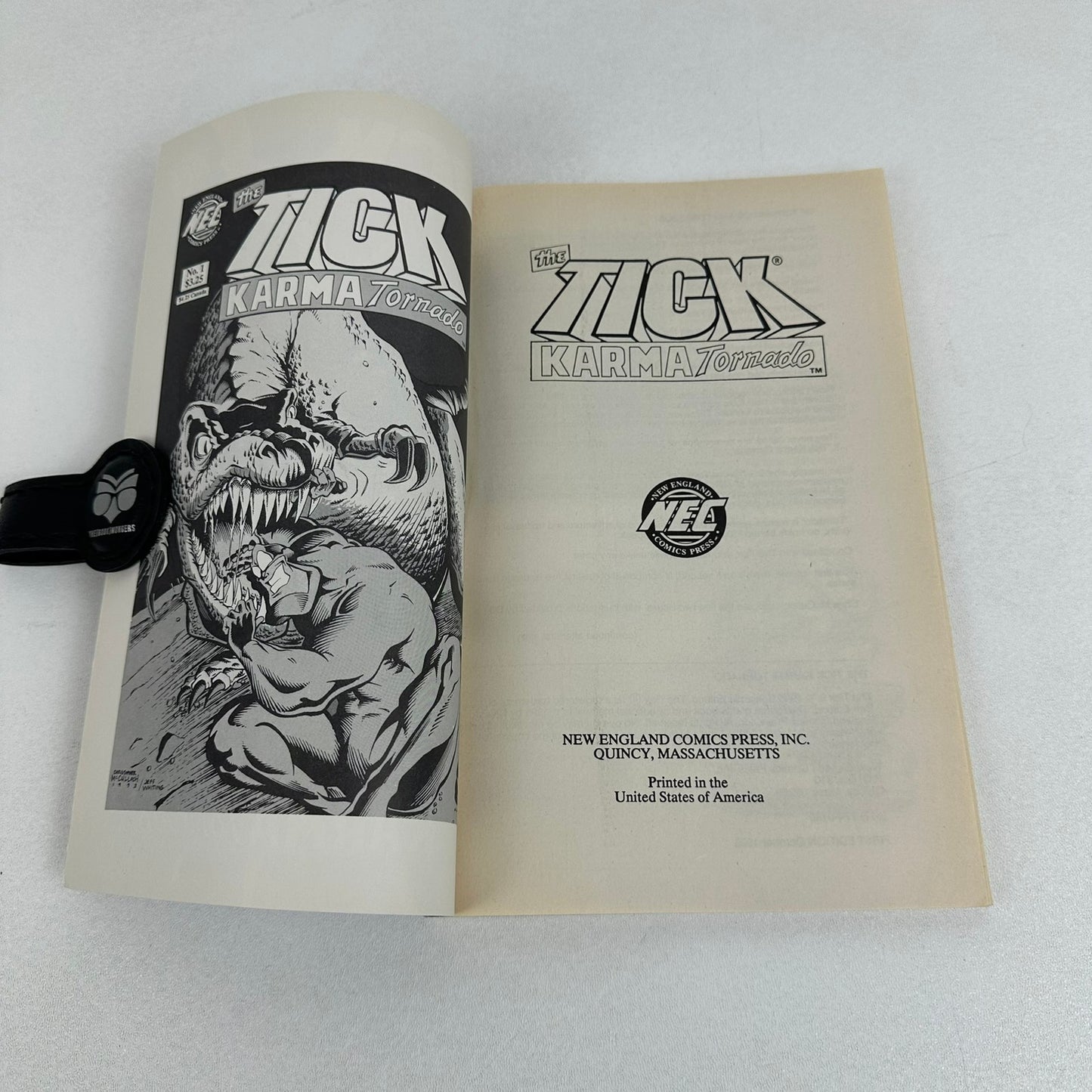 The Tick Karma Tornado No 1 Superheroes Science Fiction Humor Graphic Novel NEC