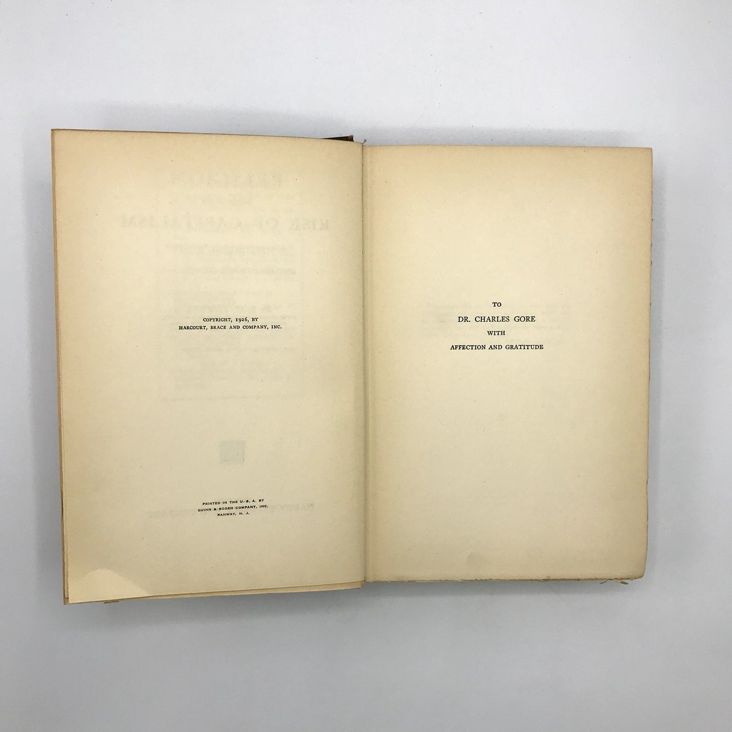 Religion And The Rise Of Capitalism: A Historical Study by R.H. Tawney 1926 HC