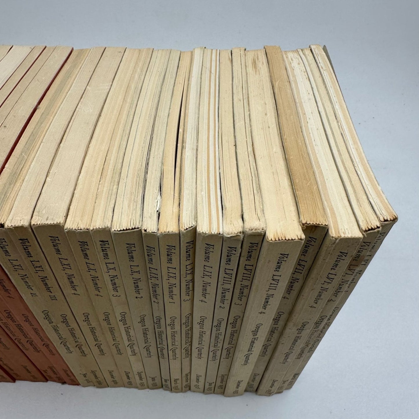 Oregon Historical Quarterly 1955-1965 34 Volumes Regional History Periodical