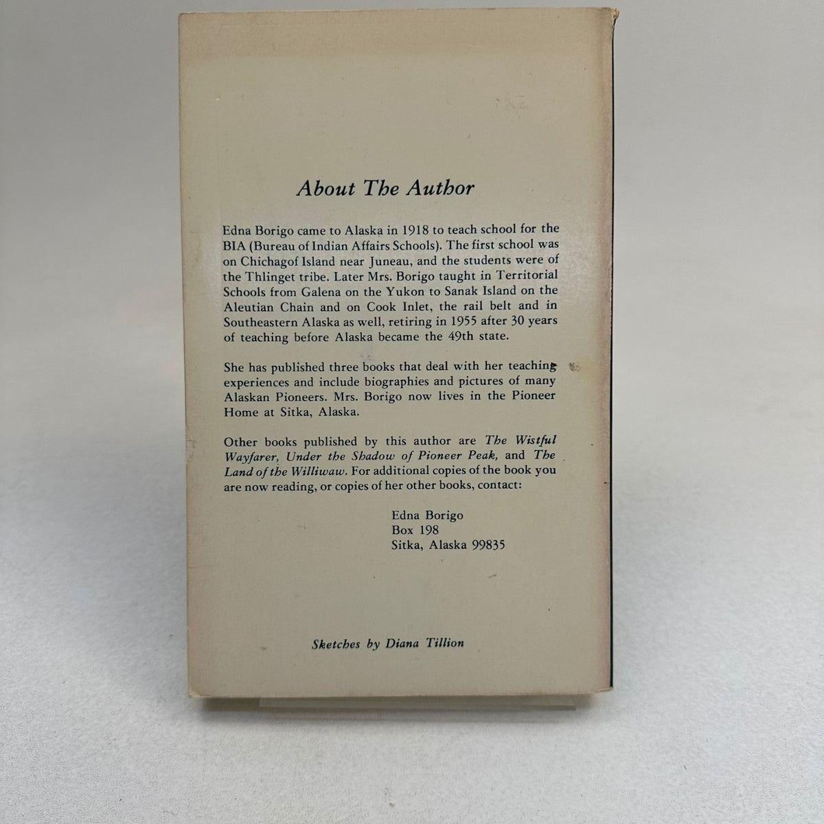 Sourdough Schoolma'am Edna Borigo 1977 Second Printing Alaska Memoir Hatlo Press