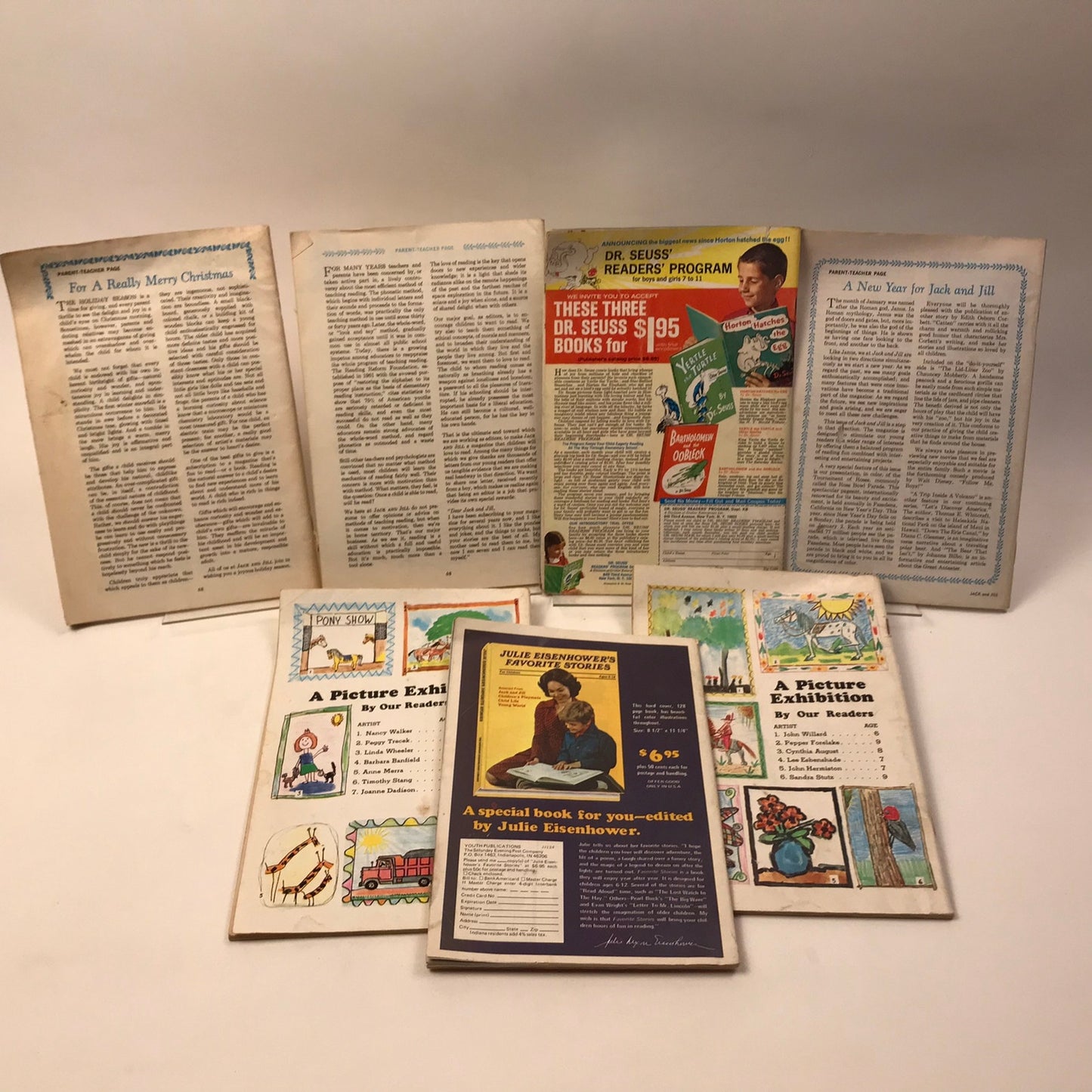 Jack and Jill Magazines Lot of 7 Short Stories Educational Activities and Crafts