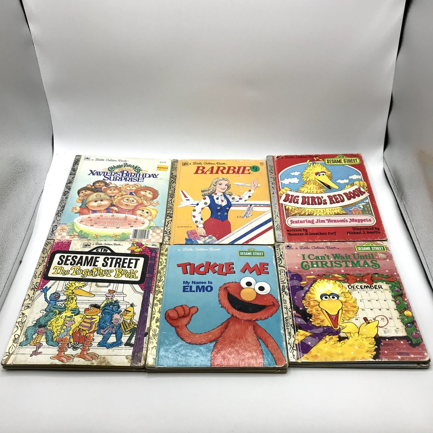 Lot of 24 Little Golden Books Illustrated Children's HCs 1990's w/Sesame Street