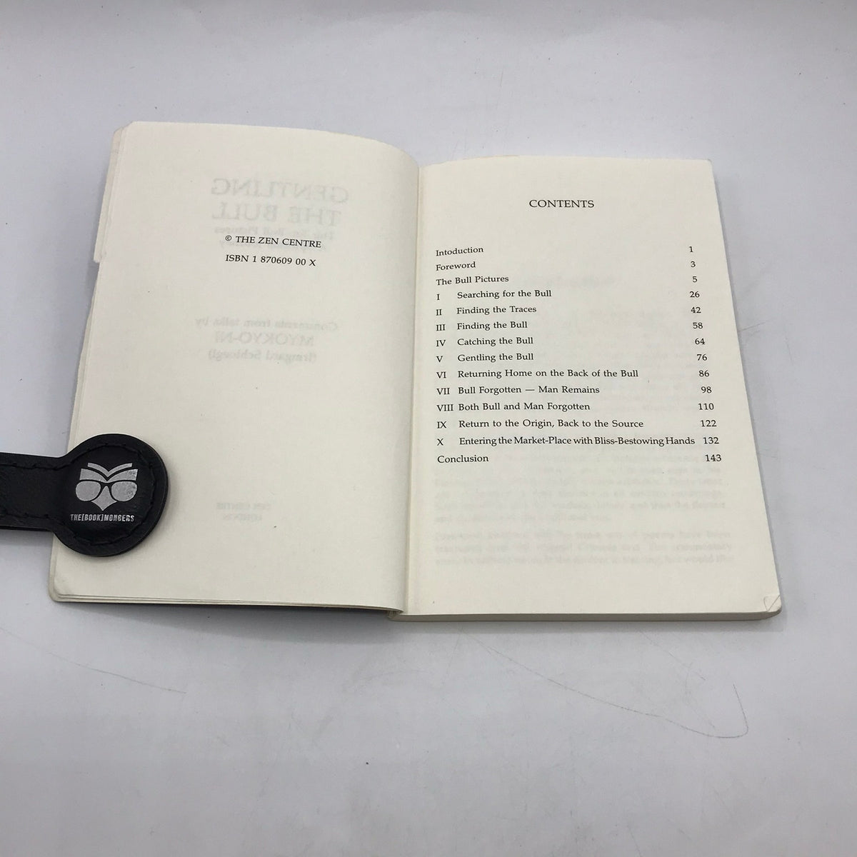 Gentling the Bull The Ten Bull Pictures A Spiritual Journey by Myokyo-Ni 1980 PB