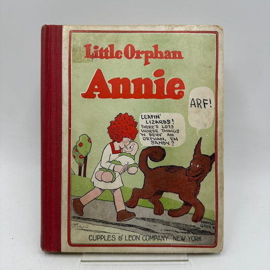Little Orphan Annie Lot Harold Gray 1936 1933 Comic Strip Vintage Cupples & Leon