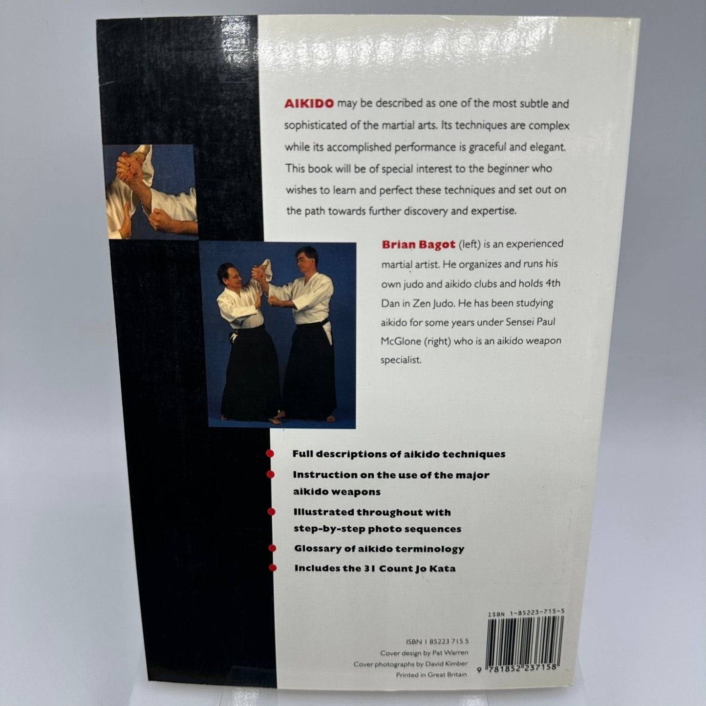 AIKIDO Traditional Art & Modern Sport Brian N. Bagot 1993 Martial Arts Crowood