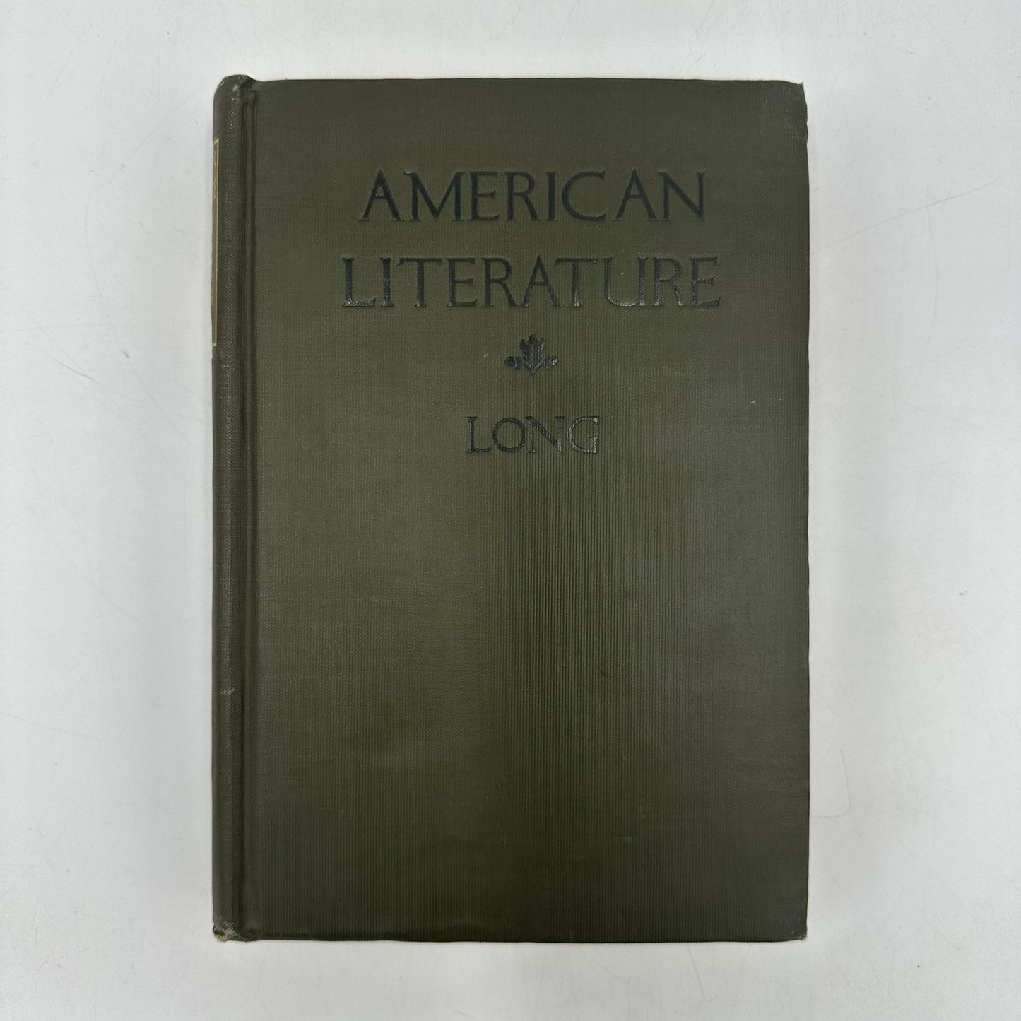 American Literature by William Joseph Long 1913 Literary History National Spirit
