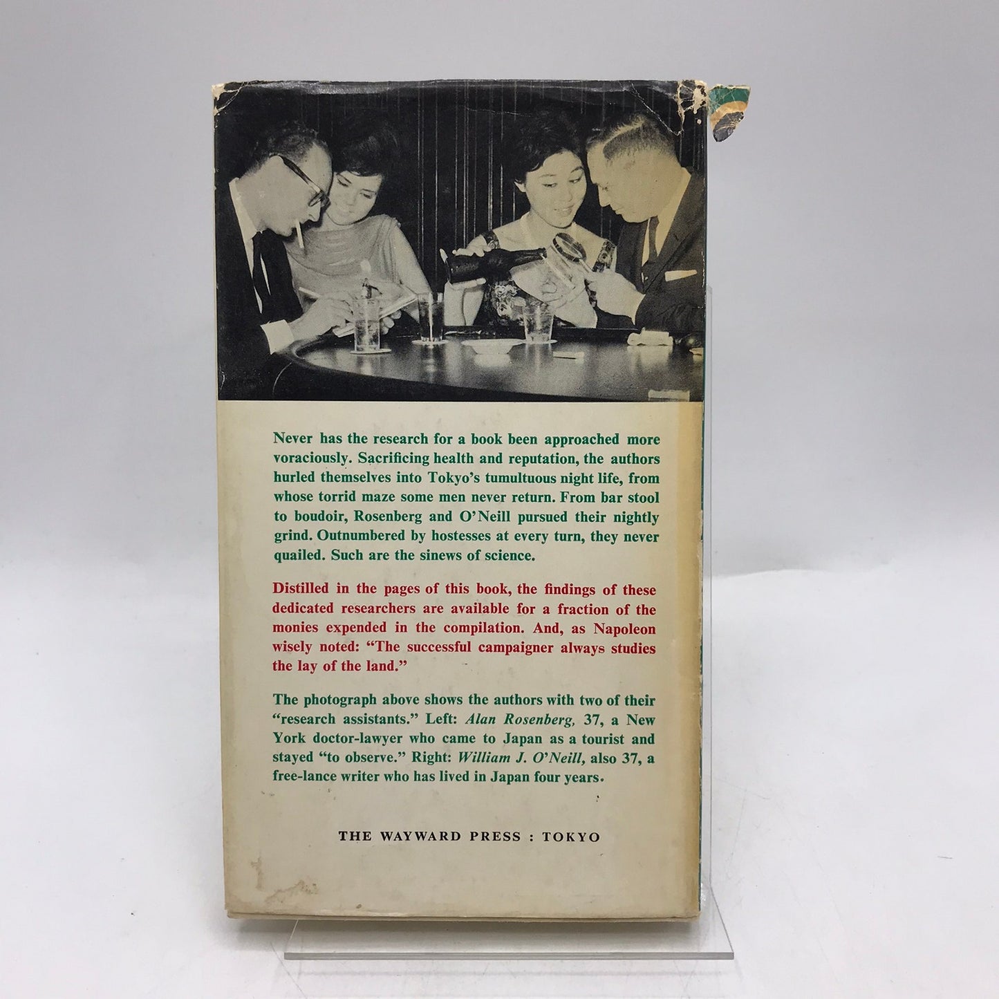 For Men With Yen A Guide to Japanese Hostess Alan Rosenberg William J O Neill