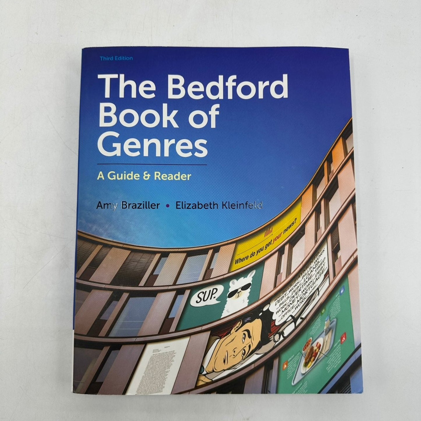 The Bedford Book of Genres Braziller Kleinfeld 2021 Third Edition Guide & Reader