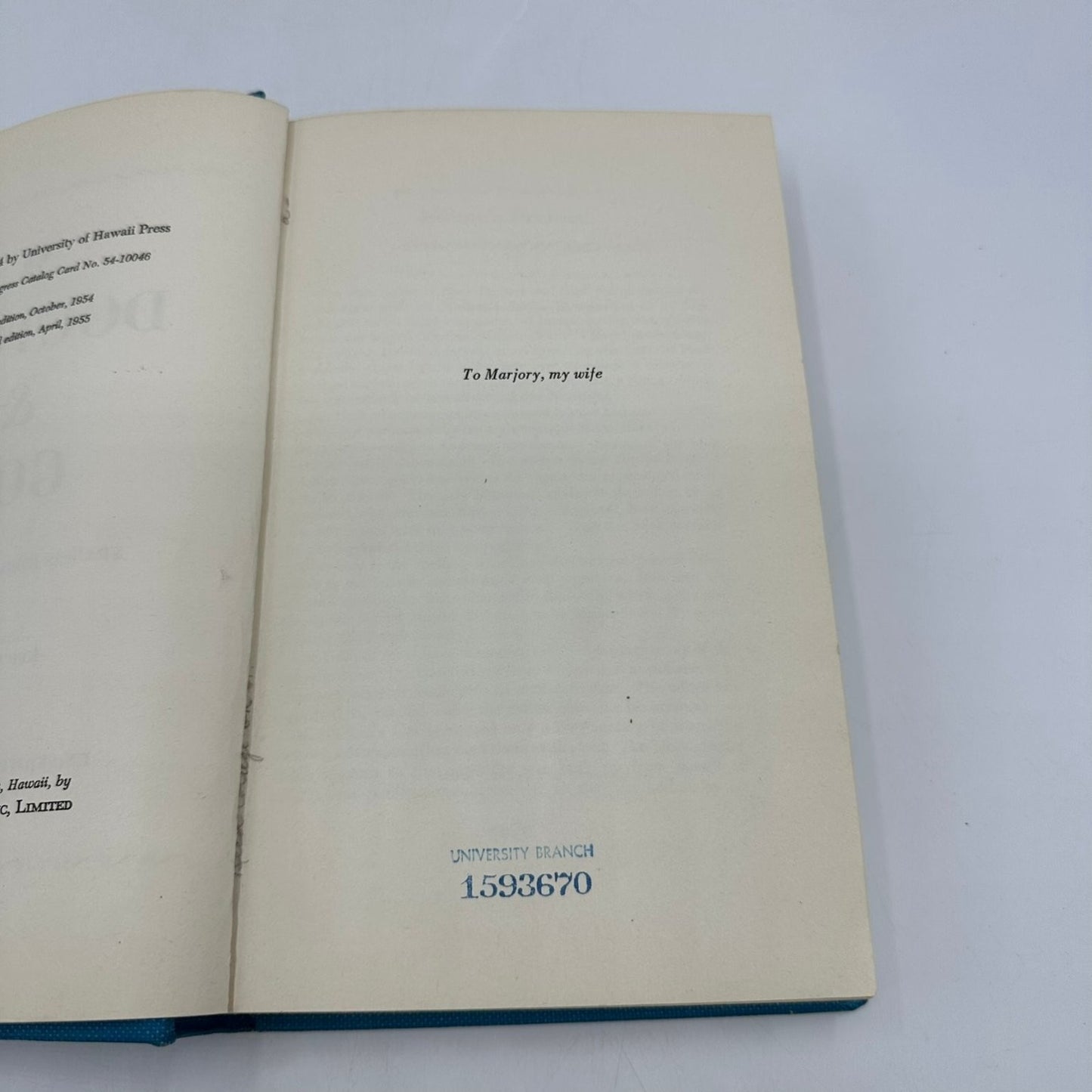 9 Doctors & God Halford 1955 Second Edition Medical History University Hawaii