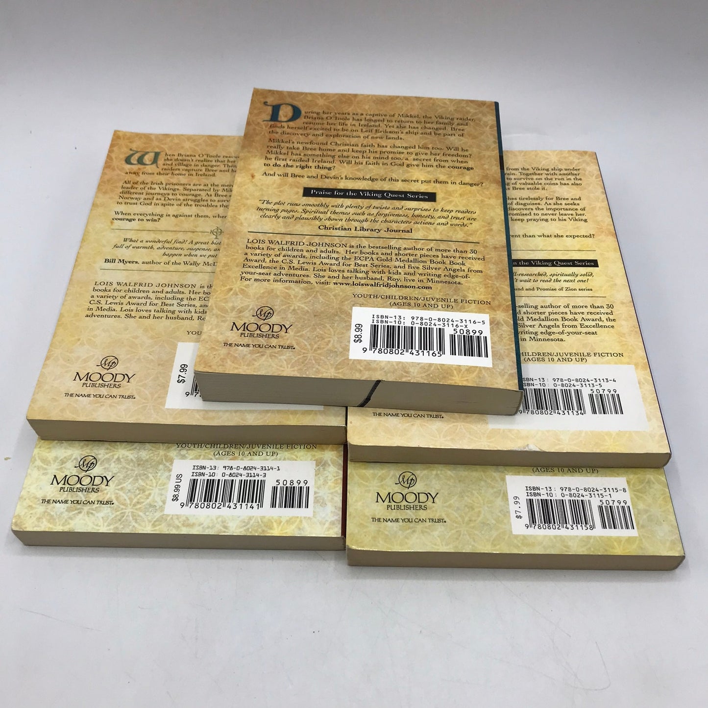 Viking Quest Complete Series Lois Walfrid Johnson Childrens Historical Fiction