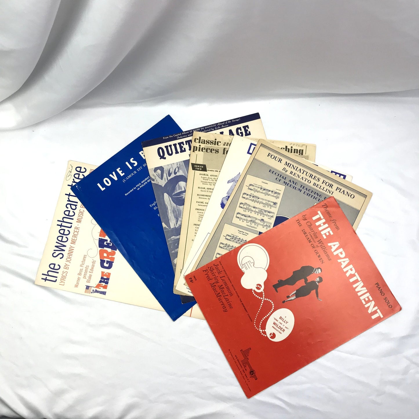 Lot of 18 Various Vintage Sheet Music Paperback Books Piano Solos, etc.