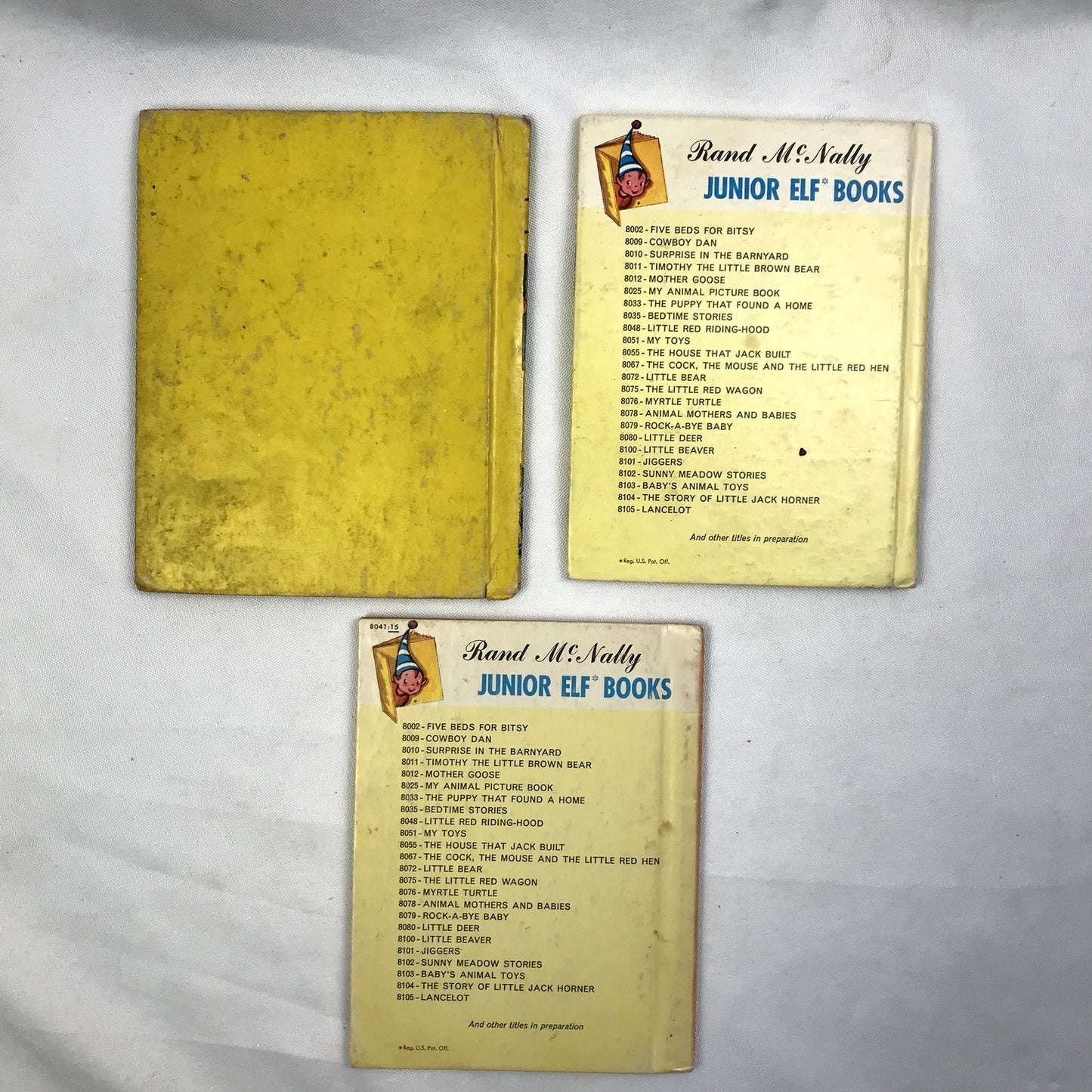 Rand McNally Junior's Lot of 5 Vintage Illustrated Hardcover Children's Books