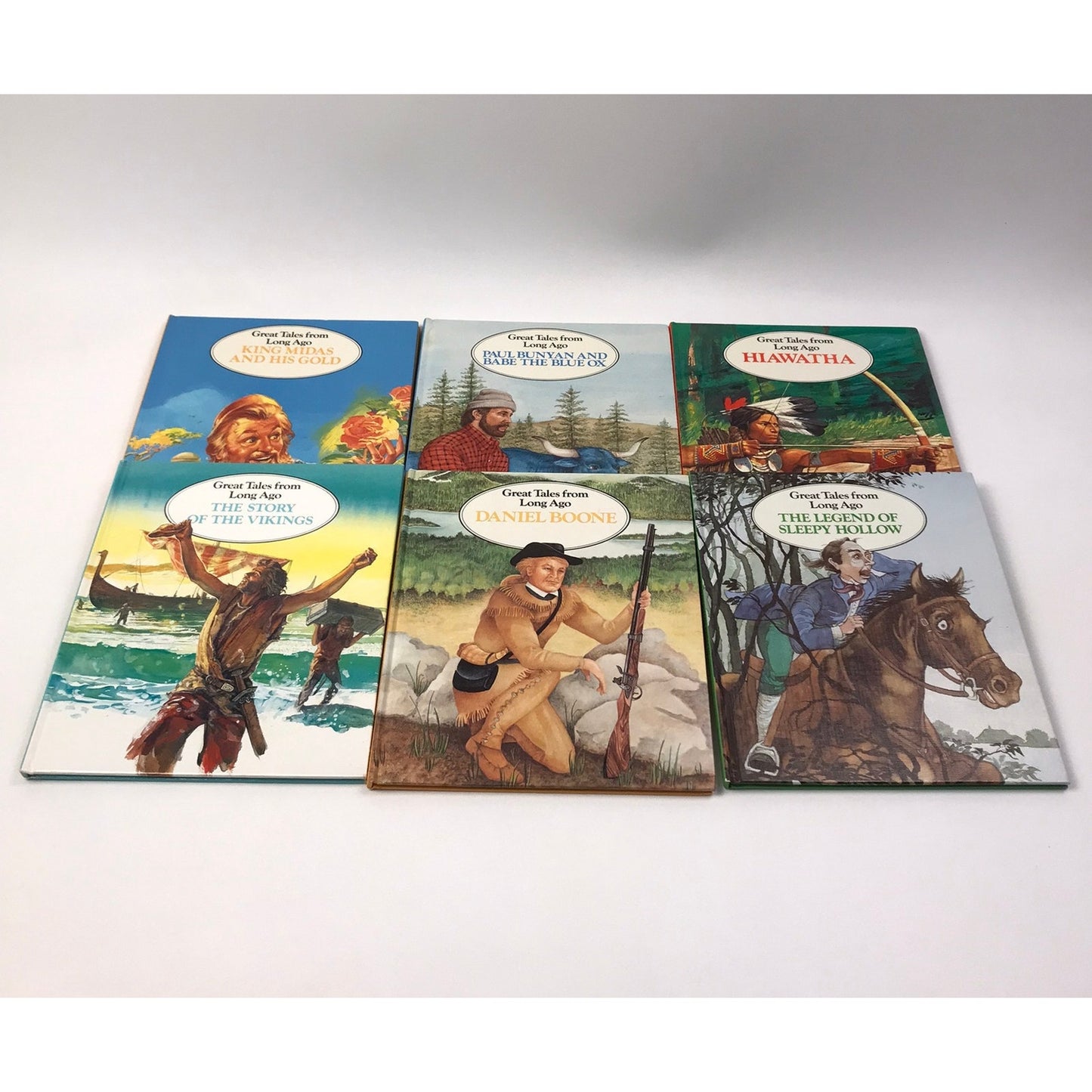 Great Tales From Long Ago Lot of 9 Children Historical Stories Biography History