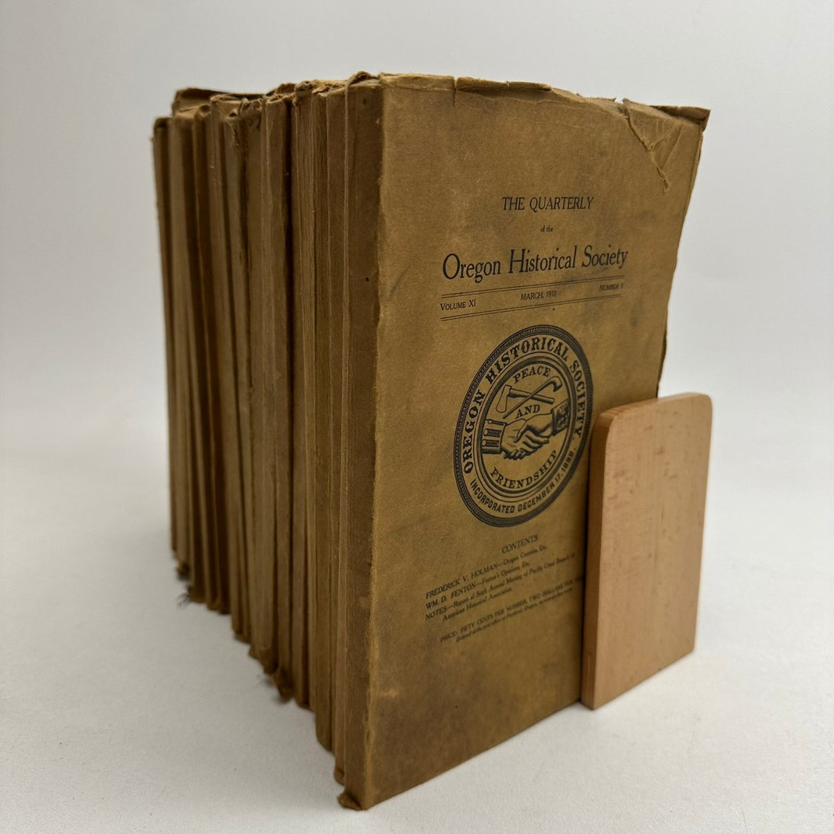 Oregon Historical Society Quarterly Journal 1910-1916 PNW History 28 Periodicals