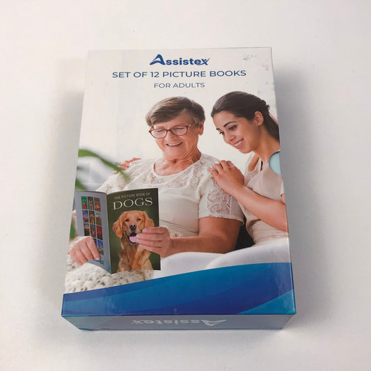 Assistex Picture Books For Adults Set of 12 Seniors Dementia Alzheimers Rehab