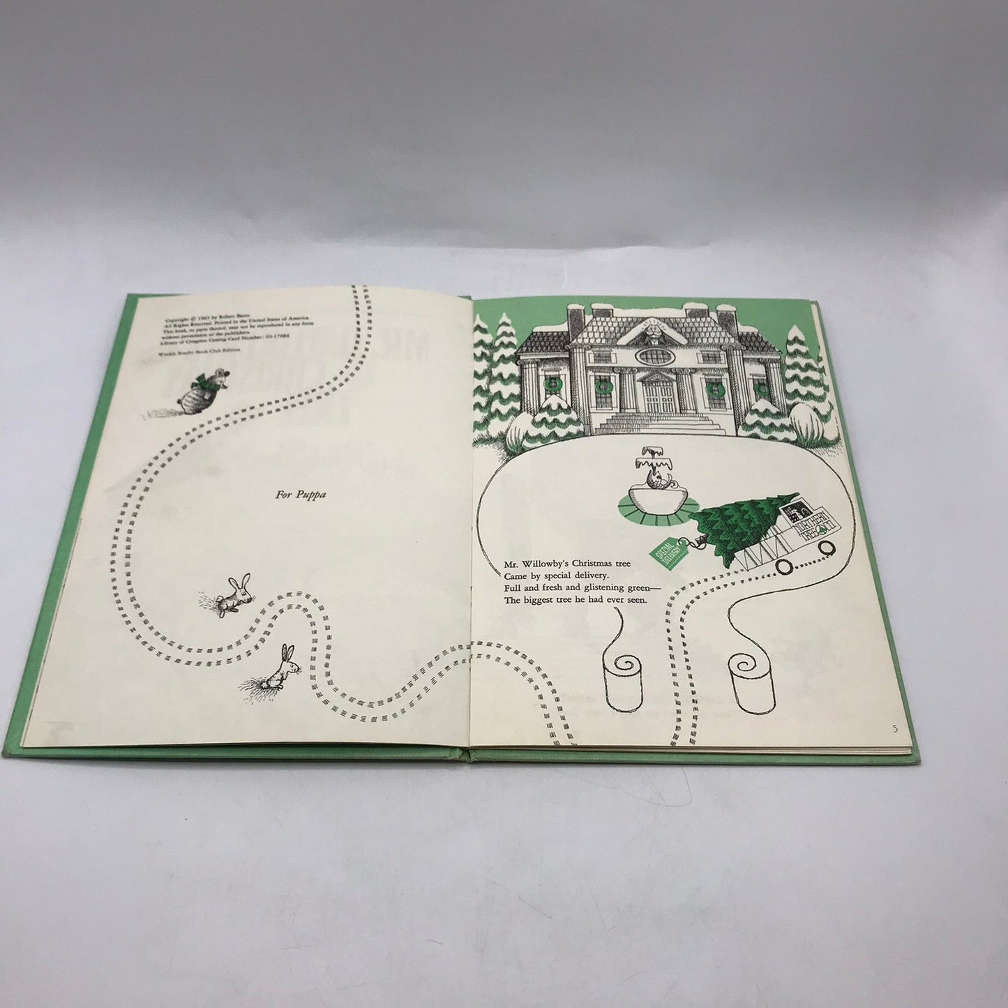 Mr Willowbys Christmas Tree Robert Barry Weekly Reader Childrens Book Club