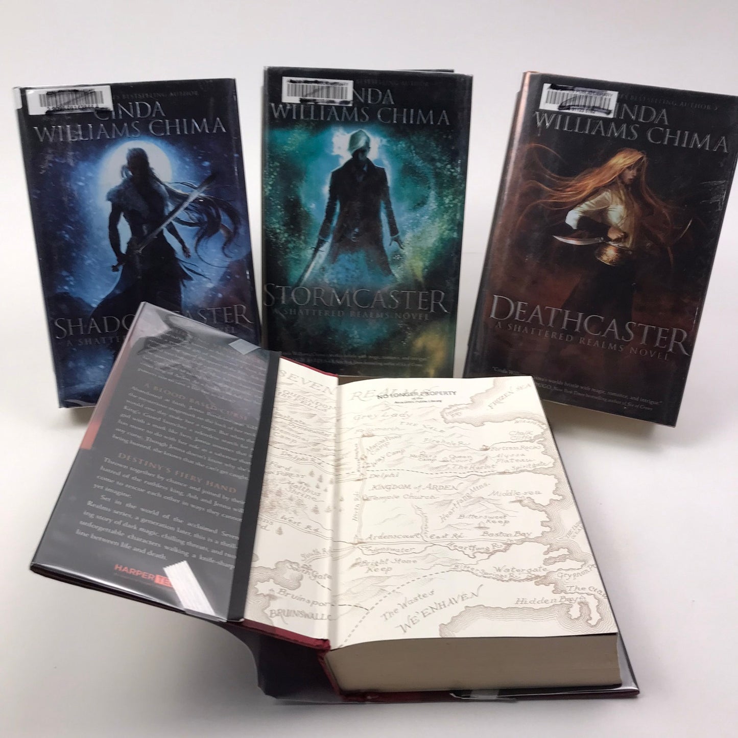 Shattered Realms Series Books 1-4 Hardcovers by Cinda Williams Chima YA Fantasy