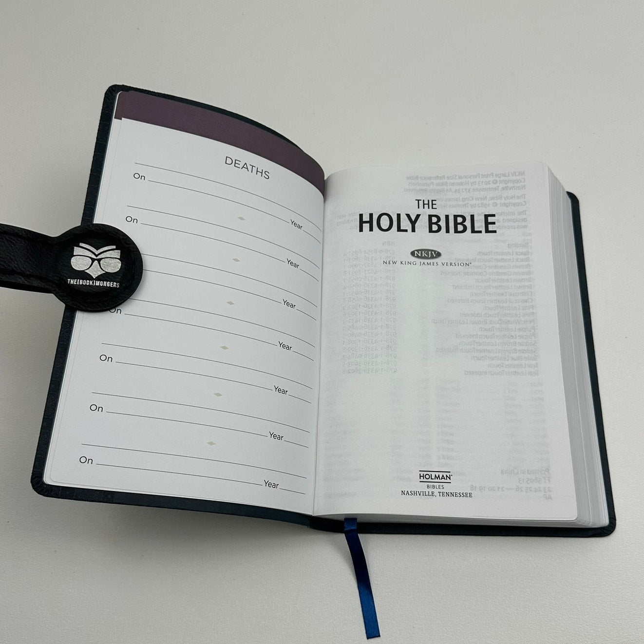 Holy Bible NKJV Large Print Personal Size LeatherTouch Christian Theology Faith