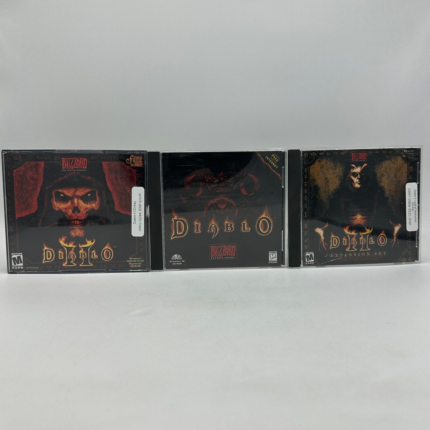 Diablo Blizzard Entertainment Hack Slash Action Role Playing PC Video Game Lot 3