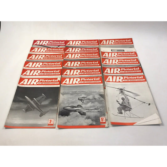 Air Pictorial Magazine Lot of 36 Aviation Military History Technology War 1950s