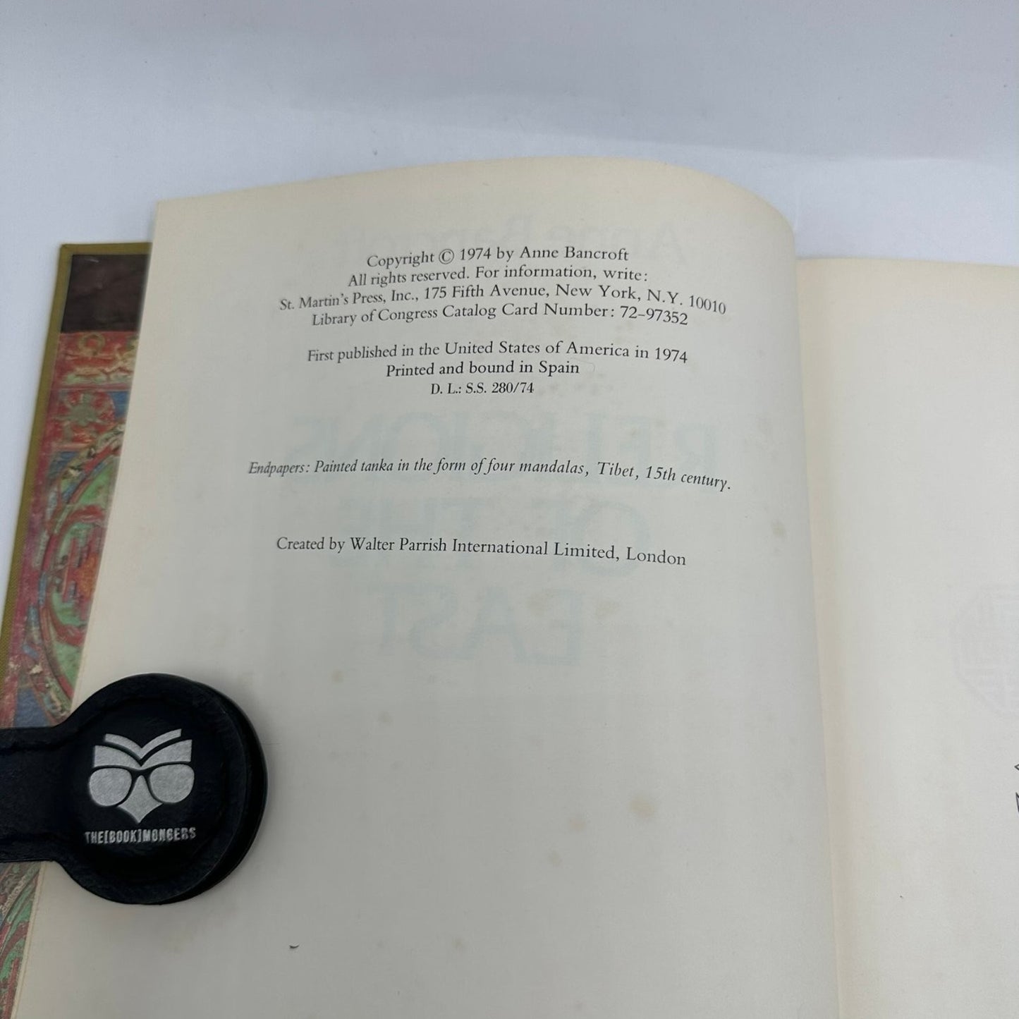 Religions of the East Anne Bancroft 1974 First Edition Illustrated St. Martin's
