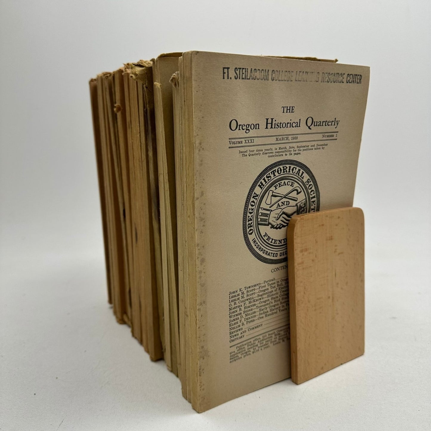 Oregon Historical Quarterly 1925-1930 Historical Society Journal 24 Periodicals