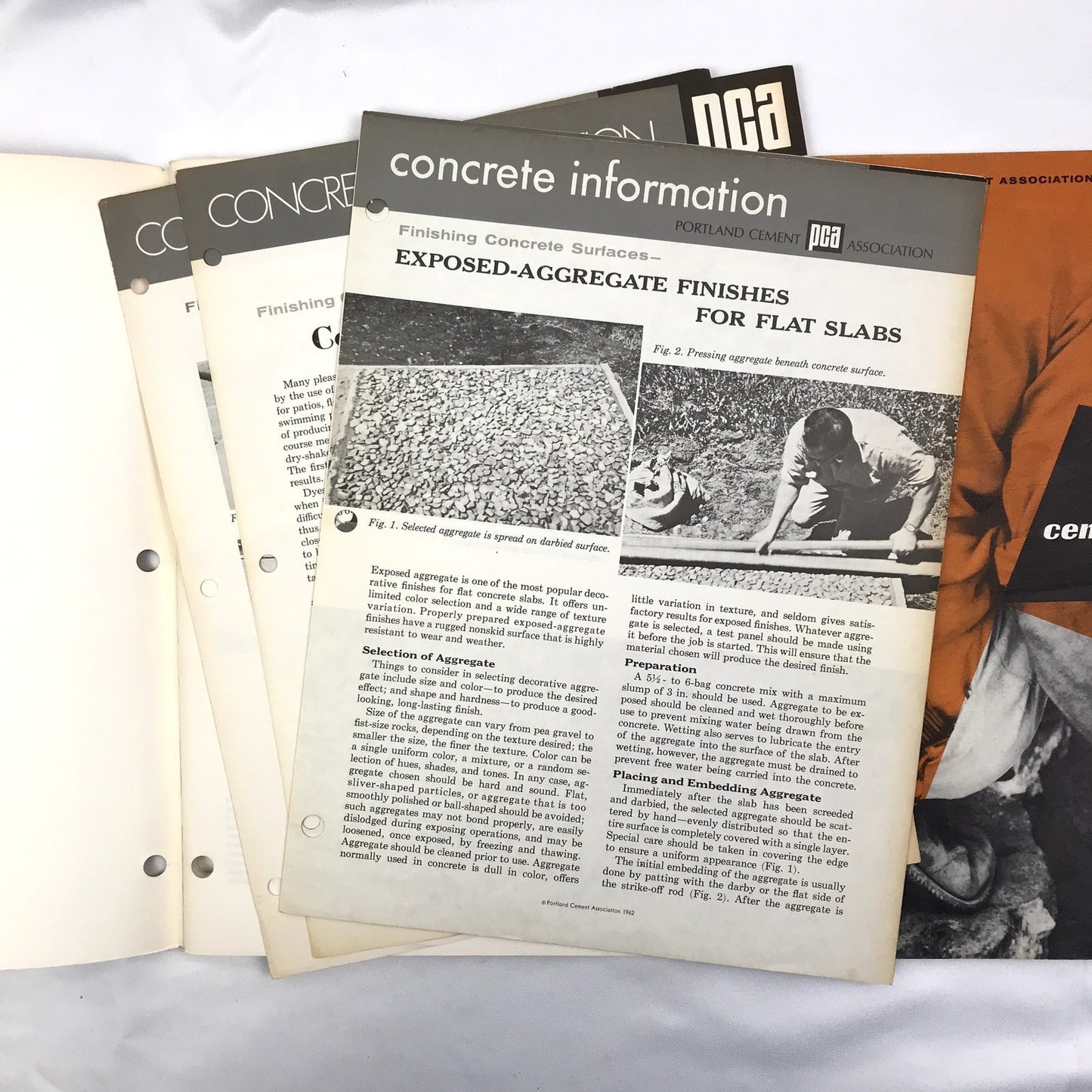 Portland Cement Association Lot of 2 Illustrated Paperback Reference Books 1960s