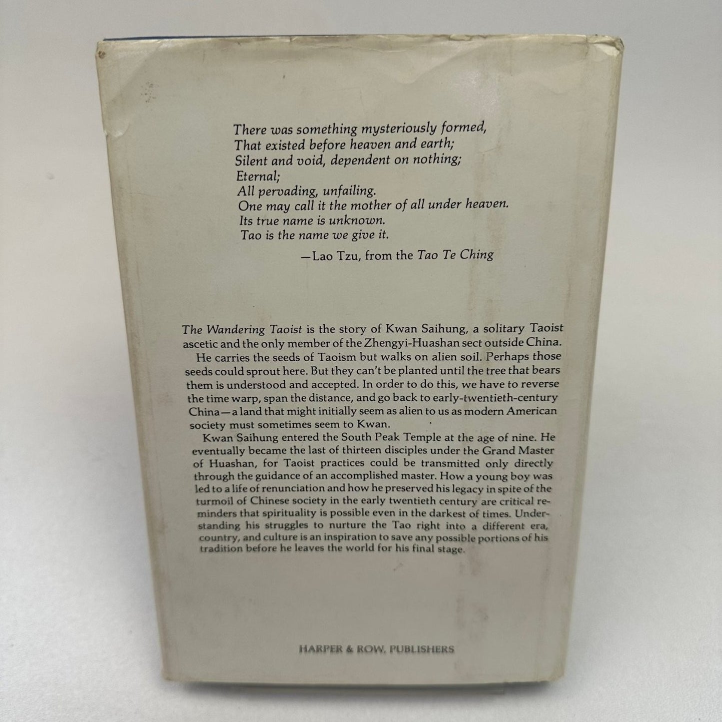 The Wandering Taoist Deng Ming-Dao 1983 First Edition Taoism Biography