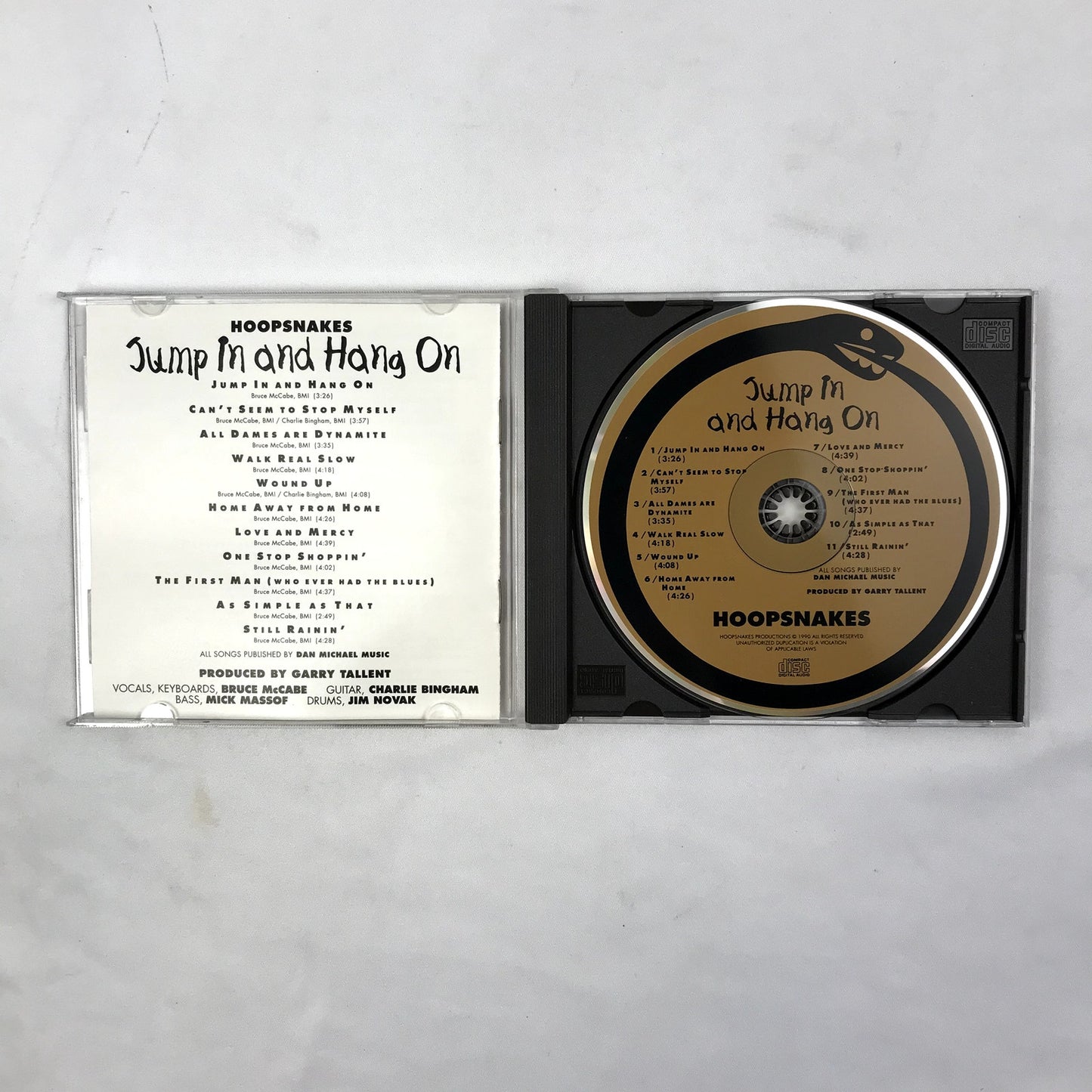 Hoopsnakes: Jump In and Hang On Rare Audio CD Blue Shadow Records Blues 1994