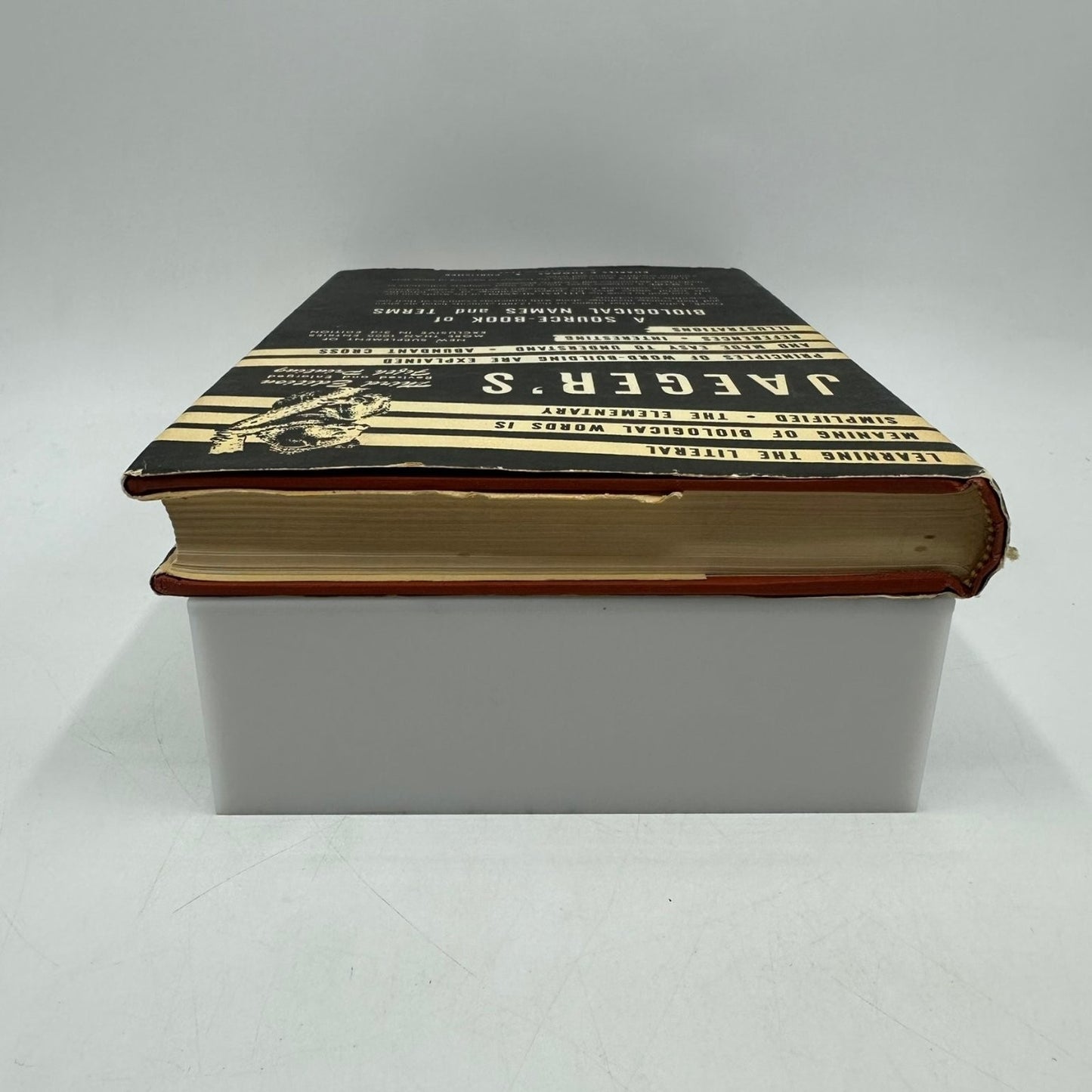 Jaeger's A Source-Book of Biological Names & Terms 1972 3rd Ed 5th Ptg Biology