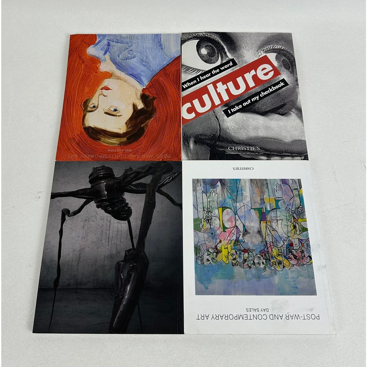 Christies Small Art Auction Catalogs Lot of 4 Post War Contemporary Exhibitions