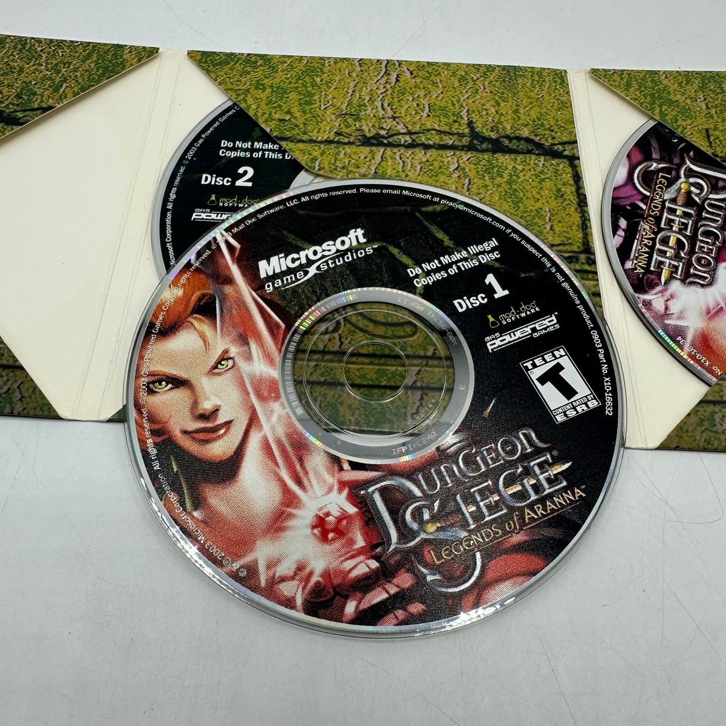 Dungeon Siege Legends of Aranna Microsoft Studio Action Role Playing Video Game