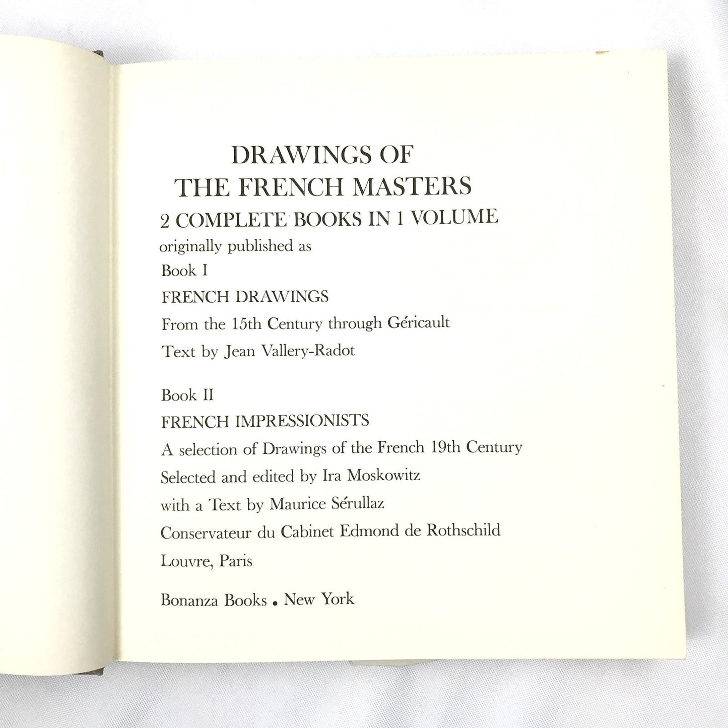 Drawings of The French Masters 2 Books in 1 Volume Art History Impressionism
