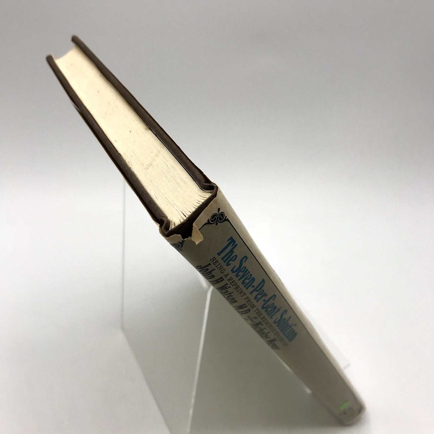 The Seven-Per-Cent Solution Hardcover Mystery Book by John Watson & Meyer 1974