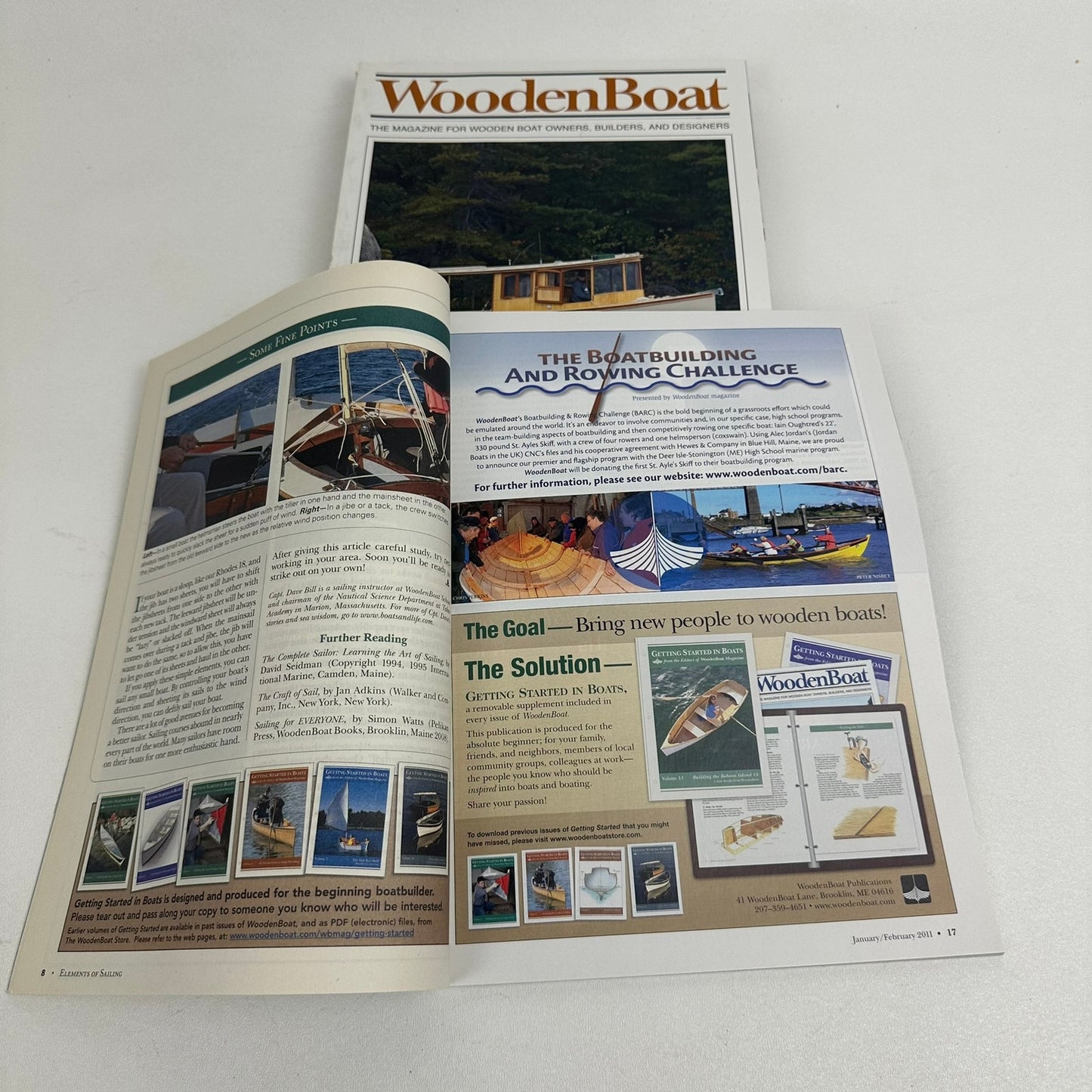 WoodenBoat Magazine 6 Issues 2011 Complete Year Nautical Boating Sailing Hobbies