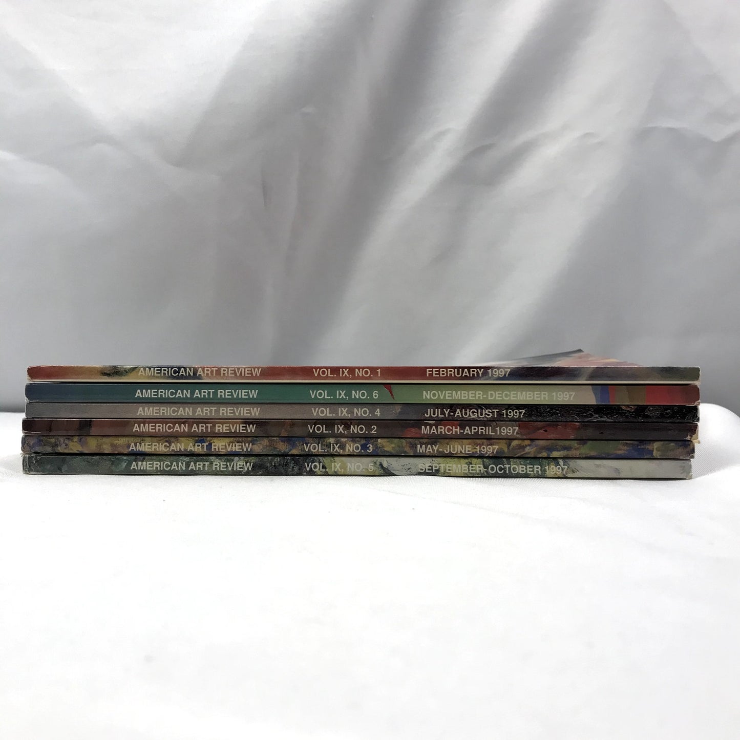 Lot of 6 American Art Review Illustrated Photographic Magazines 1997 Vol IX, 1-6