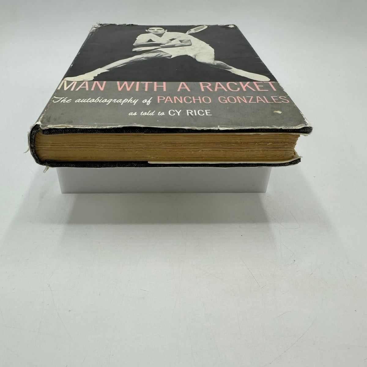 Man With A Racket Pancho Gonzales 1959 First Printing Autobiography Barnes