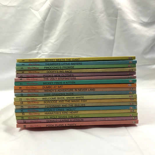 Volumes 1-18 Walt Disney Fun To Read Library Illustrated Children's Books 1980s