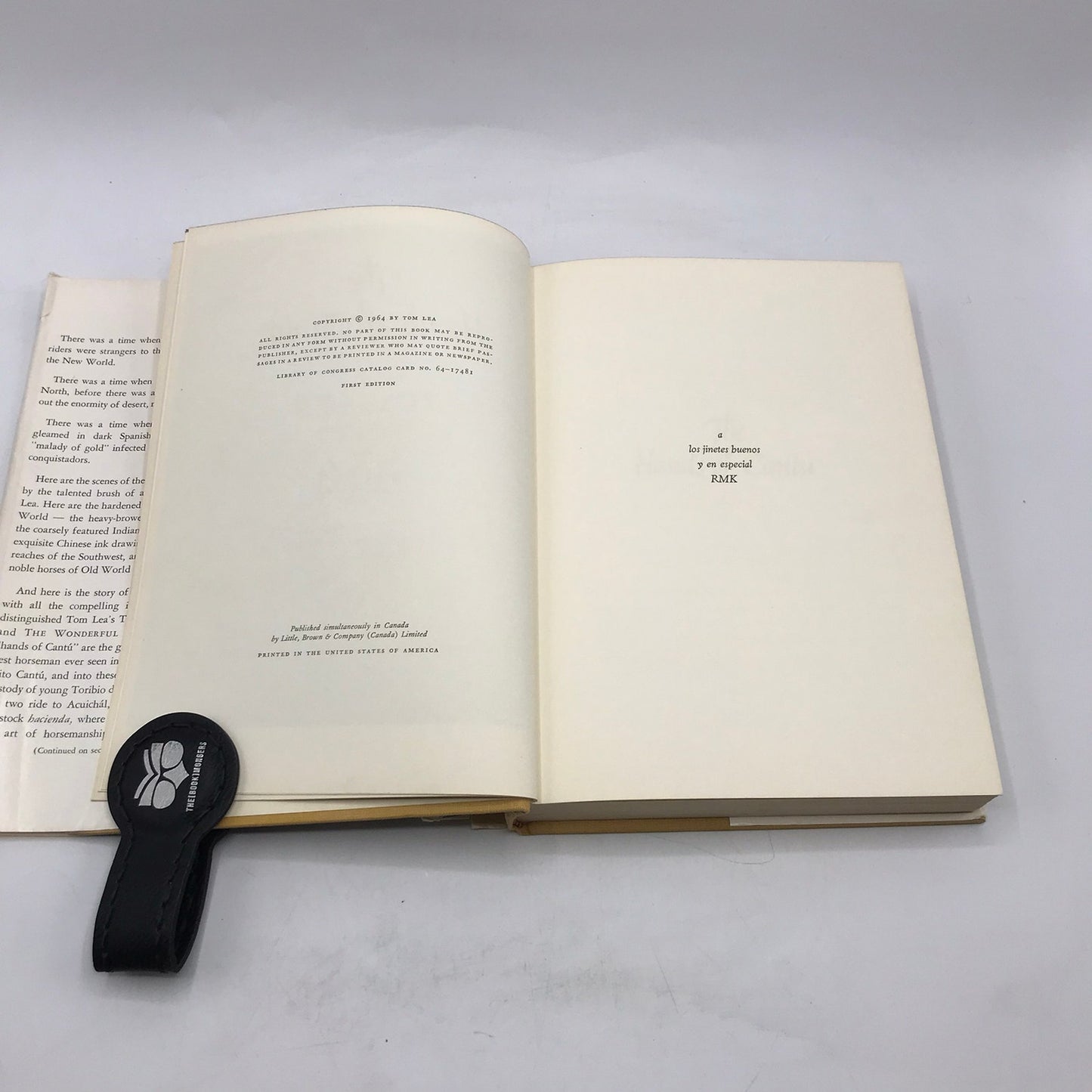 The Hand of Cantu Signed by Tom Lea Hardcover Illustrated Book 1st Edition 1964