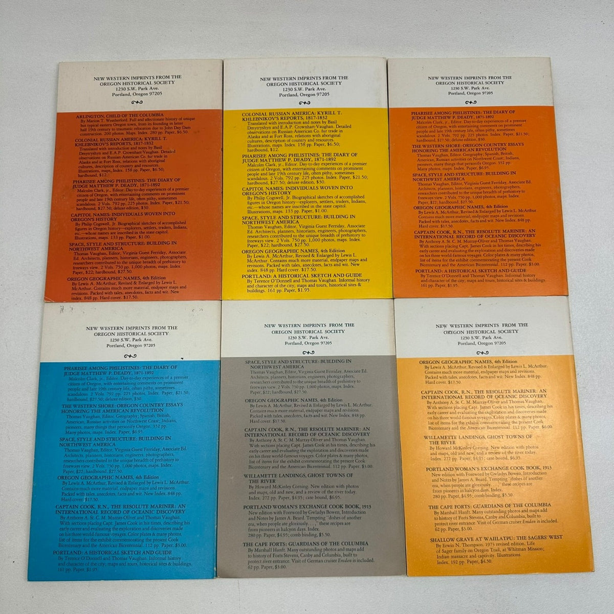 Oregon Historical Quarterly 32 Vol Set 1966-1977 History Journal Periodical