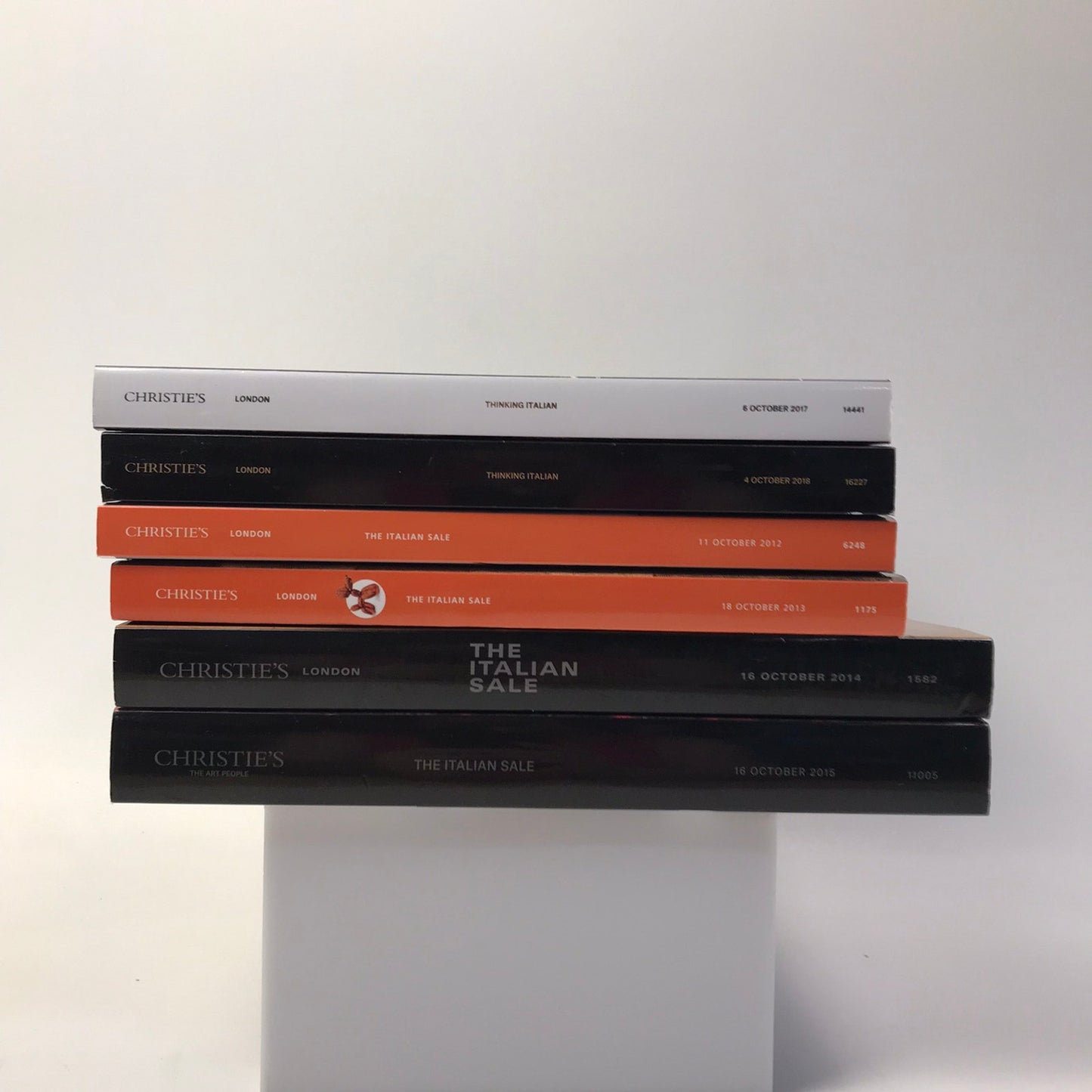 Christies The Italian Sale Lot of 6 Auction Catalogs Modern Contemporary Art