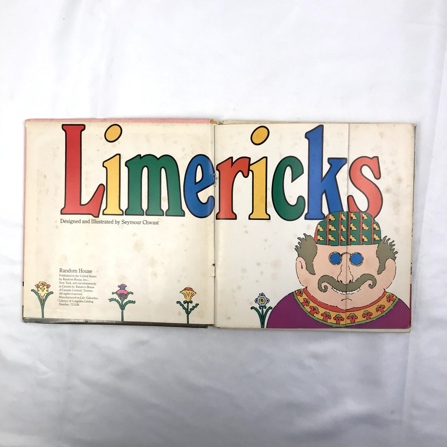 The Flip Flap Limerickricks A Push Pin Book Hardcover by Seymour Chwast 1972