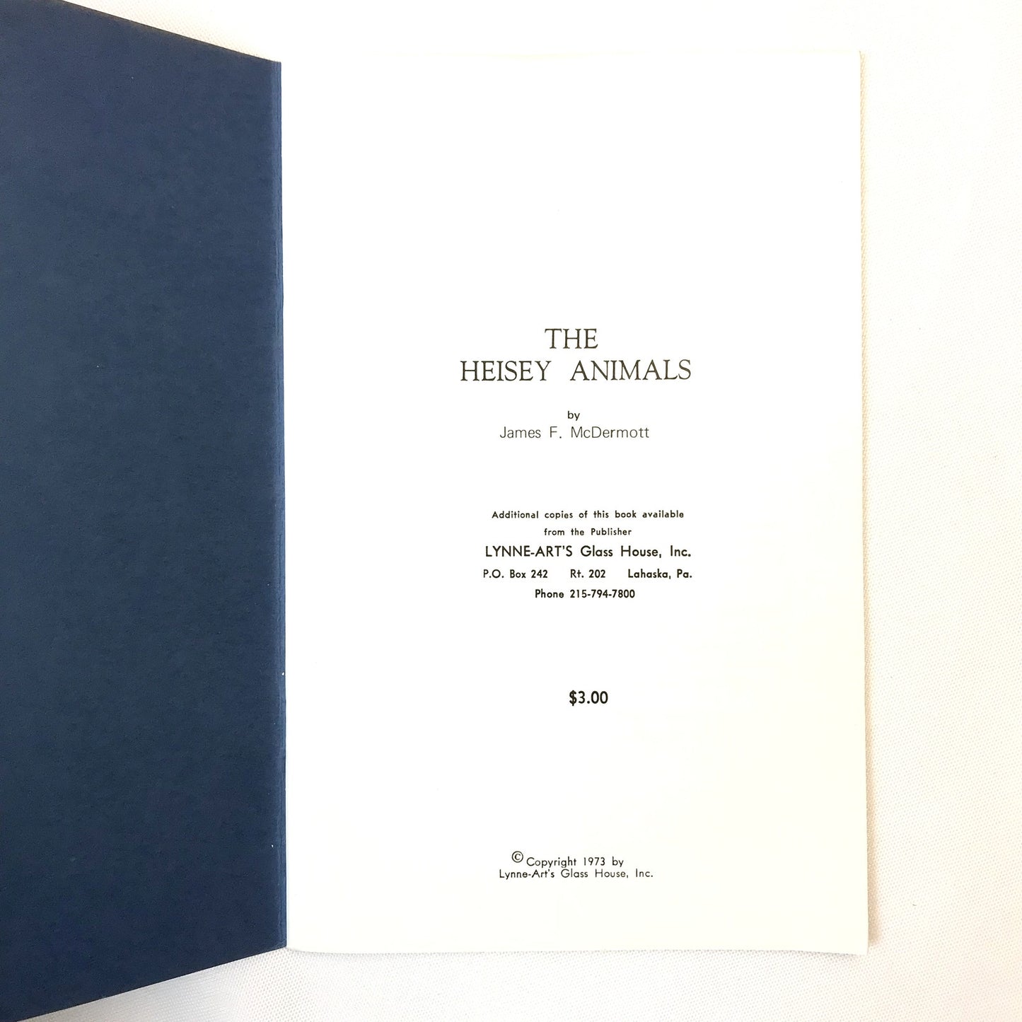 Heisey's Glassware of Distinction & Heisey Animals Books I & II 1970's Set of 3